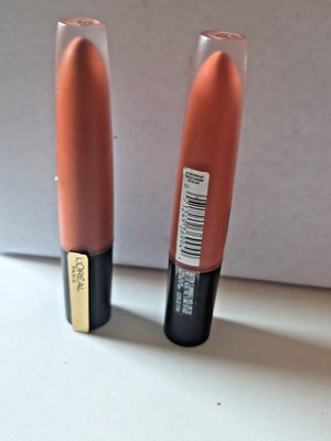 2 L'Oreal Paris Rouge  Signature Lasting Matte Lip Color Stain #420 I Achieve