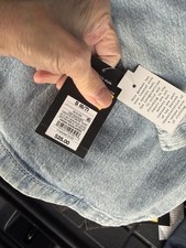 Jean Jacket Size Small 6/7 Child  s Medium Wash With A Hood NWT Art Class Brand