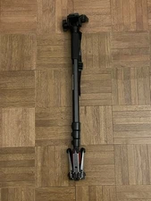 Nice Manfrotto 560B-1 Aluminum Fluid Video Monopod 234RC Quick Release Head