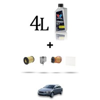 Hoffcar Servicekit 4 Filter Und 4L ÖL FüR Volvo S40 II 1.6 D2 84KW Ab 2010