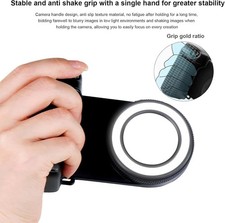 Magnetic Phone Camera Grip LED Selfie Fill Light Handle Snap with Shutter Button