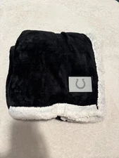 NFL Indianapolis Colts Sherpa Blanket 2025-26 STM Gift. VERY SOFT!