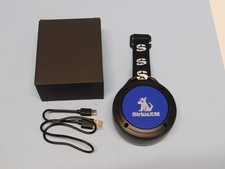 Bluetooth Speaker and charging cable not used Sirius XM.