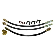 Rubber Brake Hose Kit Front Disc Brakes 1971 Plymouth Cuda Dodge Challenger 3pc
