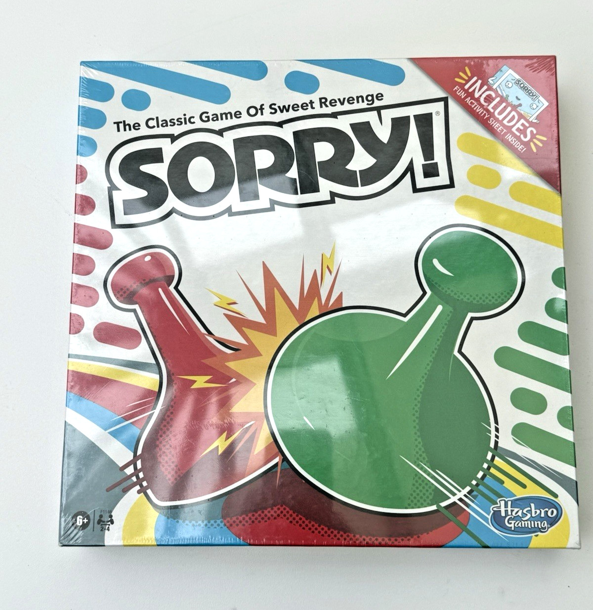 Hasbro Gaming Sorry! Game, Ages 6 And Up, For 2 To 4 Players
