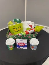 Grinch Cozy Christmas Basket