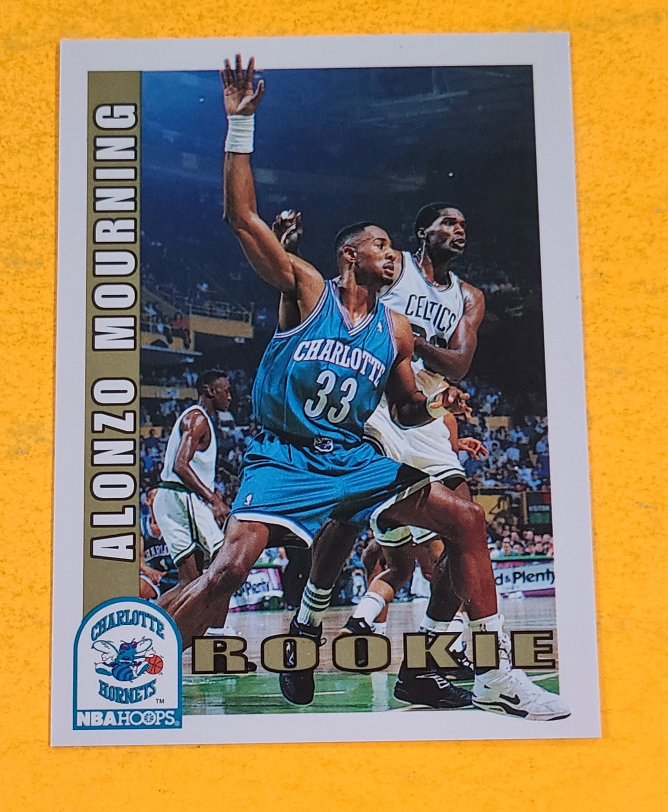 1992-93 Hoops #361 Alonzo Mourning RC