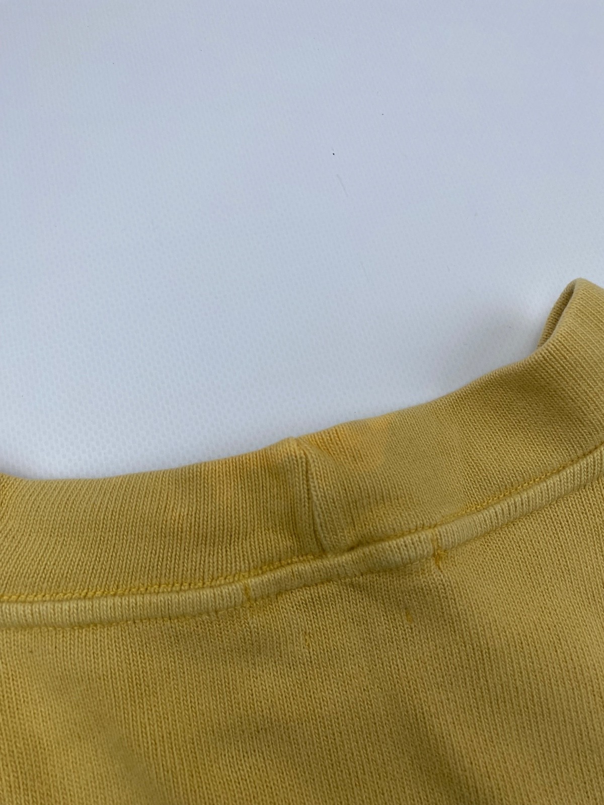Stone Island Vintage 1996 Crew Neck Yellow Jumper - Size: XL thumbnail 10