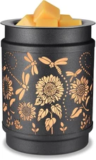 Christmas Wax Melt Warmer Metal Wax Warmer for Scented Wax Electric Fragrance Ca