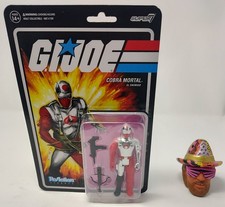 Cobra Mortal  El Enemigo G.I. Joe Super 7 ReAction Action Figure Hasbro