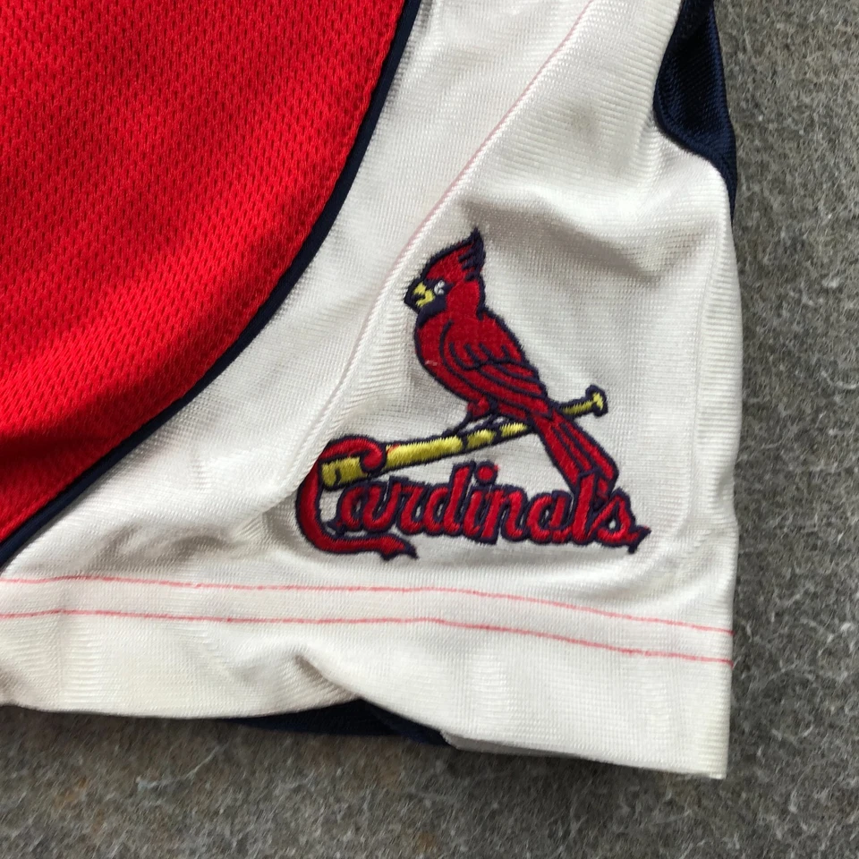 St Louis Cardinals Shorts Boys XL Red Embroidered Logo Adidas Youth * - Image 3 of 4