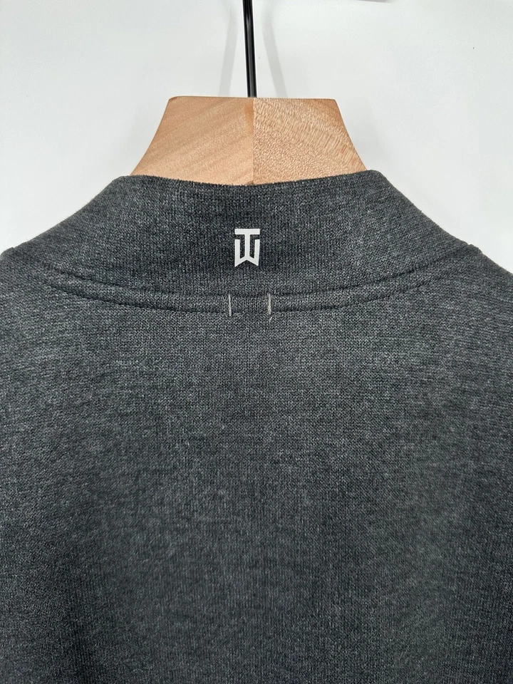 Pullover Nike Golf Colección Tiger Woods Para Hombre 1/4 Cremallera Baylor University Talla M Foto 4 de 4