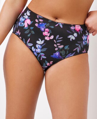 Goddess Kayla Brief Paradise Black Size 4XL 22 24 Full Coverage Knickers 6168