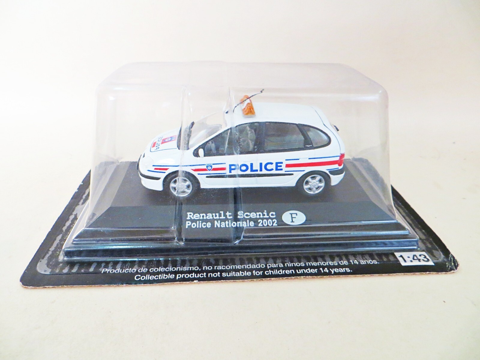 Renault Scenic Police Nationale 2002 France 1:43 Scale Model MIB Boxed