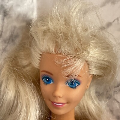 mattel Vintage 1966 Malaysia Barbie Doll Blond Hair Blue Eyes As
