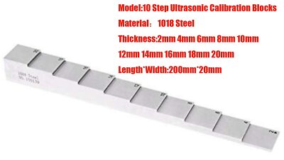 Calibration Test Block For Ultrasonic Thickness Gauge in NDT Testing 1018  Steel | eBay