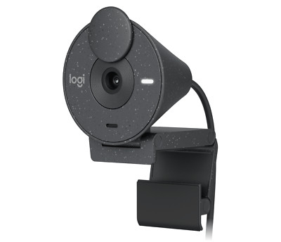Logitech Brio 300 Full HD-Webcam, Sichtschutz, Mikrofon mit Rauschunterdrückung