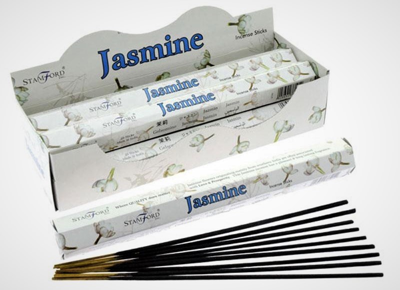 Box Of Jasmine Stamford Premium Hex Incense Sticks (120 sticks)