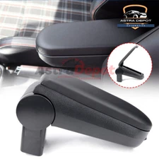 Leather Center Console Armrest Storage Box For 99-04 VW Jetta Bora Golf MK4 GTI