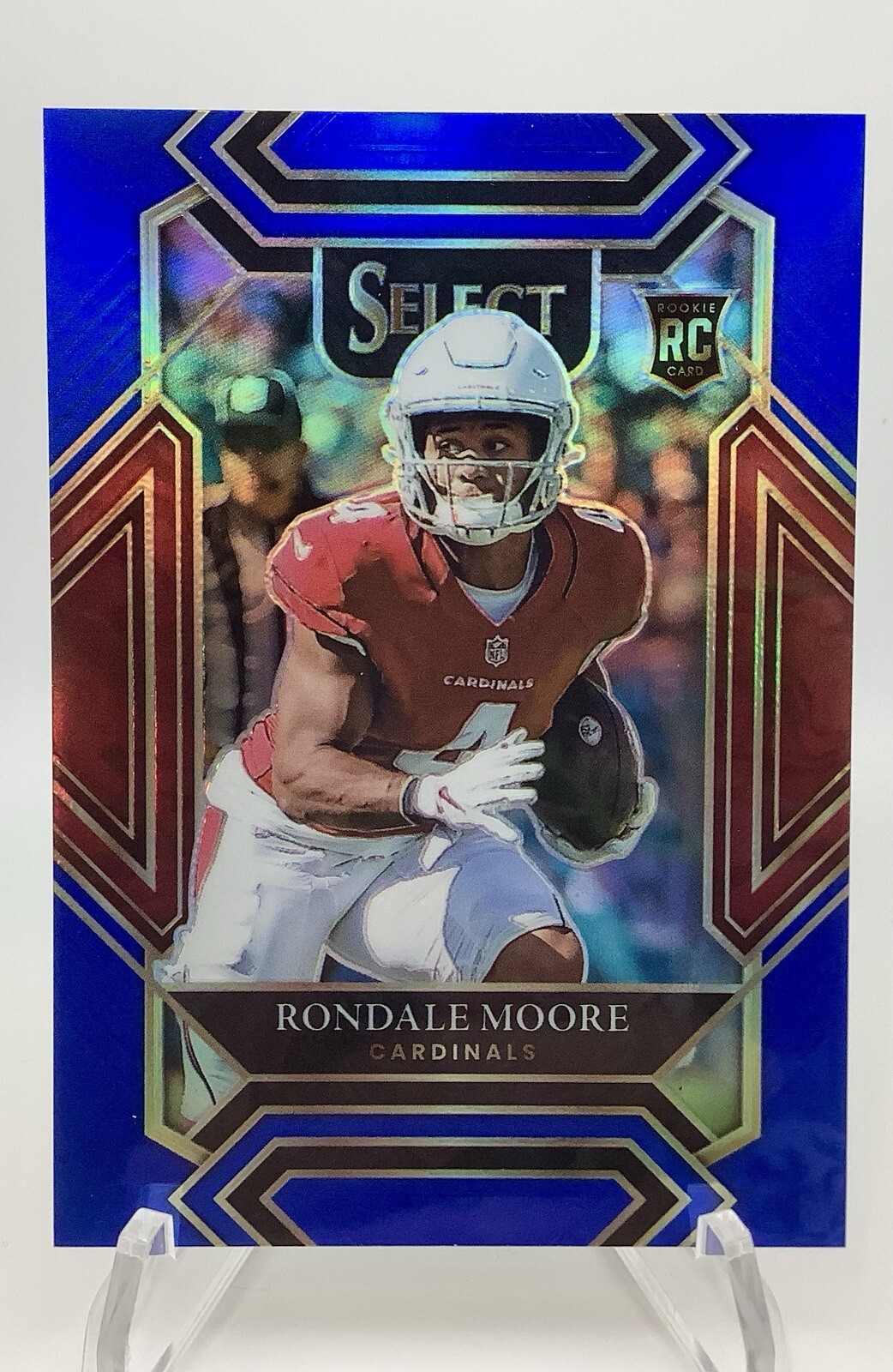 2021 Panini Select #258 Rondale Moore Blue Prizm /99