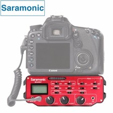 Saramonic SR-AX107 2-Channel XLR Preamp Audio Adapter w/Phantom for DSLR Camera