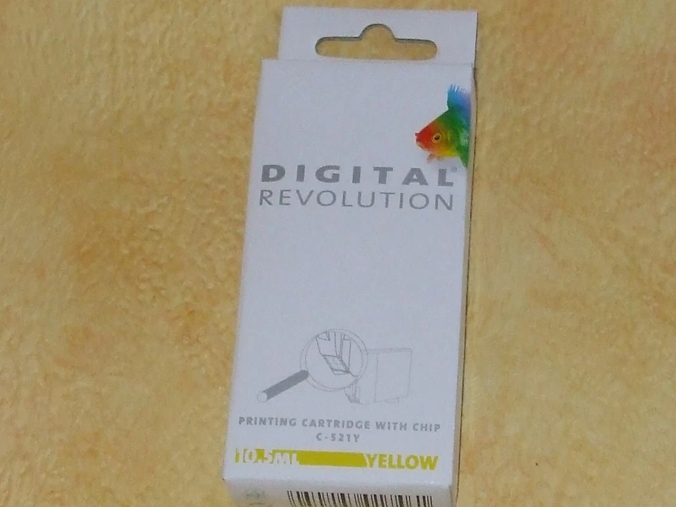 Tintentank, Tintenpatrone, Chippatrone für CANON Drucker C-521Y GELB / yellow - Bild 2 von 4