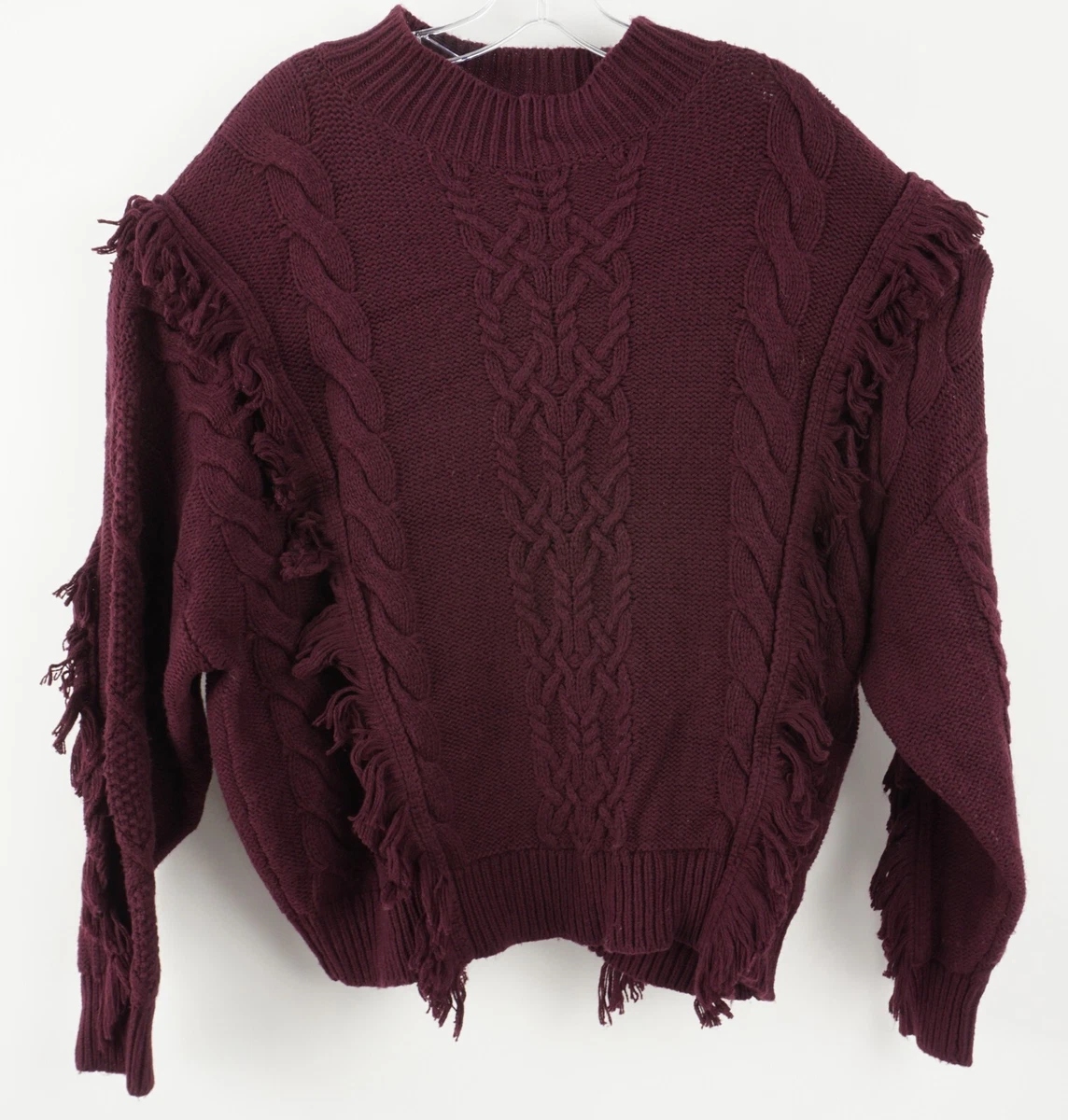 Maroon sweater women's 2025
