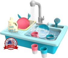 Juego De Fregadero De Cocina Para Ni os, Juguete De Fregadero De Cocina NEW US
