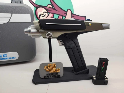 Star Trek Strange New Worlds! Type 2 Phaser Prop - Bronze) UPDATED 2-5-2025