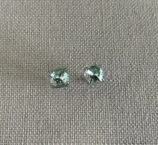 Origami Owl ER3127 Mini Clara Silver w/Chrysolite Swarovski Stud Earrings "New"