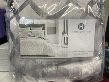 Hotel Collection Silver Helix 3-Pc. Duvet Cover Set, Full/Queen New
