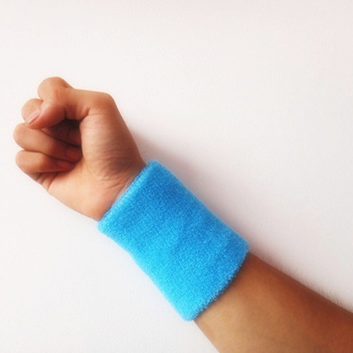 Yoga Sweatbands Sports Wristband Bracer Sweat-Absorbent Athletic Skin-friendly - Picture 28 of 49