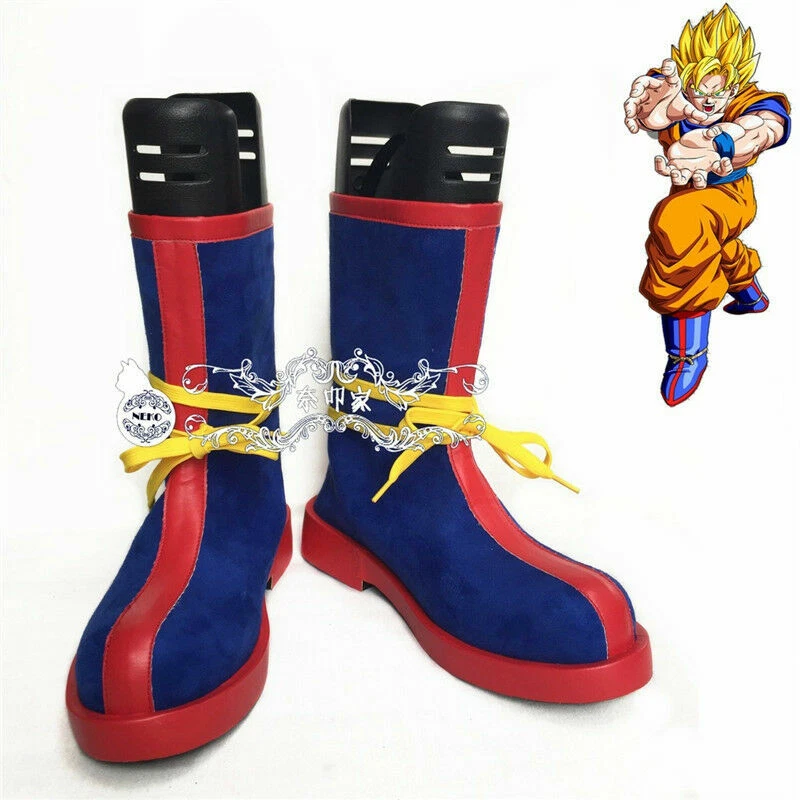 Super Dragon Ball Dragonball Goku Super Saiyan Deus Azuis Shoes Cosplay  Boots