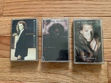  Lot of 3 Michael Bolton Cassette Tapes - See Pics For Titles PLAY TESTED