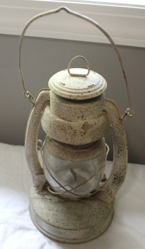 VINTAGE NO 2 RICHARDS & CONOVER HOWE AIR PILOT SPECKED KEROSEN RAILROAD LANTERN - 第 3/4 張圖片