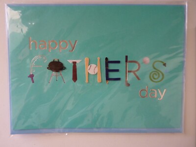 Father's Day Greeting Card For Anyone Embellished 3D Papyrus