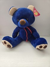 Sugar Loaf Toys SUPER SOFT Plush Blue Teddy Bear W/ Tag