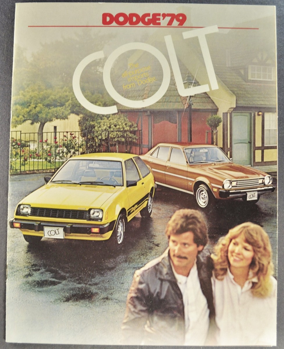 1979 Dodge Colt Brochure Coupe Sedan Wagon Mitsubishi Excellent