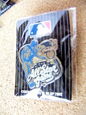 AL logo batter AS All-Star Game Kanebo Foods Japanese MLB pin issued in Japan