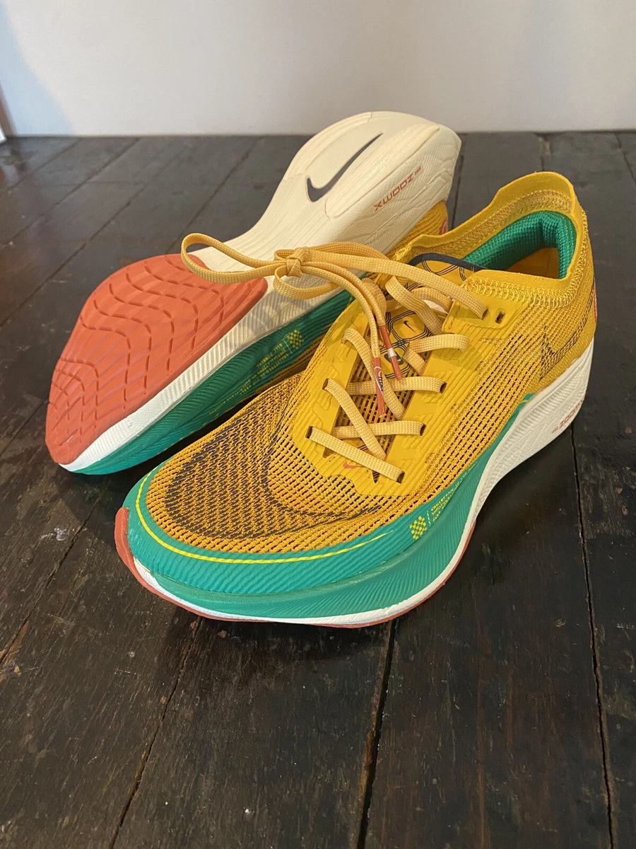 Conciso Al aire libre Temporizador Nike ZoomX Vaporfly NEXT% 2 Green Yellow Black DJ5182-700 Men Sz 4 Women Sz  6 | eBay