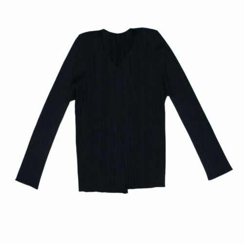 Vintage 1990's Issey Miyake Pleated Long Sleeve Shirt Size Large