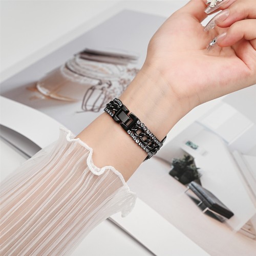 Cinturino Bling Jewelry per iWatch Apple Watch cinturino 49 mm 38 40 41 42 44 45 mm - Foto 52 di 62