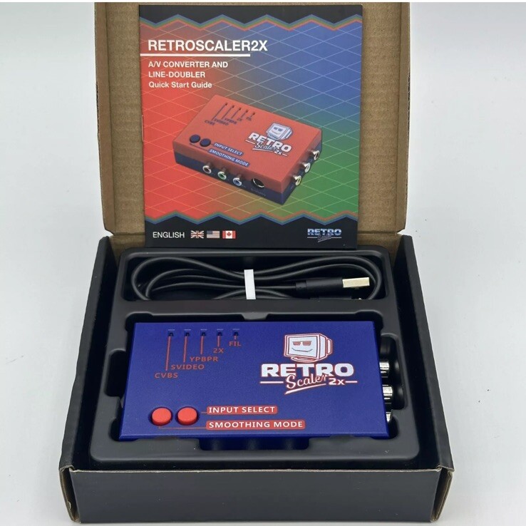 RetroScaler2x AV to HDMI Up-Scaler Converter Retro Consoles USA