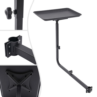 Black Salon Tray 360 Degree Rotating for Barber Chairs Hairdressing Tools Tattoo