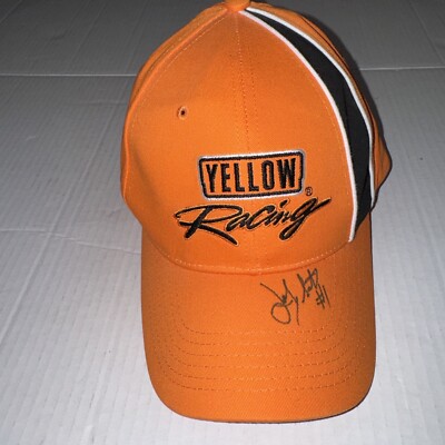 YELLOW RACING Limited Edition Orange Strapback Cap Hat #1 Signature