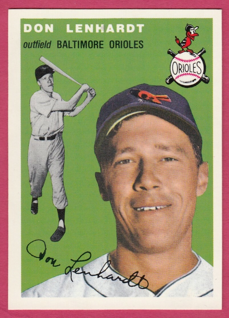 1994 Topps Archives 1954 #157 Don Lenhardt - Baltimore Orioles 