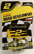 BRAD KESELOWSKI 2 ALLIANCE FORD MUSTANG WAVE 6 NASCAR AUTHENTICS DIECAST 2020