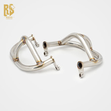 KAWASAKI Z1 Z2 Protezione Motore (Acciaio Inox) - Barra Antiurto Moto Durevole, Ciao