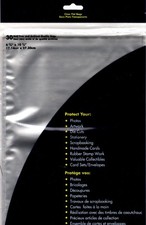 New 300 Clear Flat Bags 6-3/4" X 10-3/4" Acid Free And Archival Quality