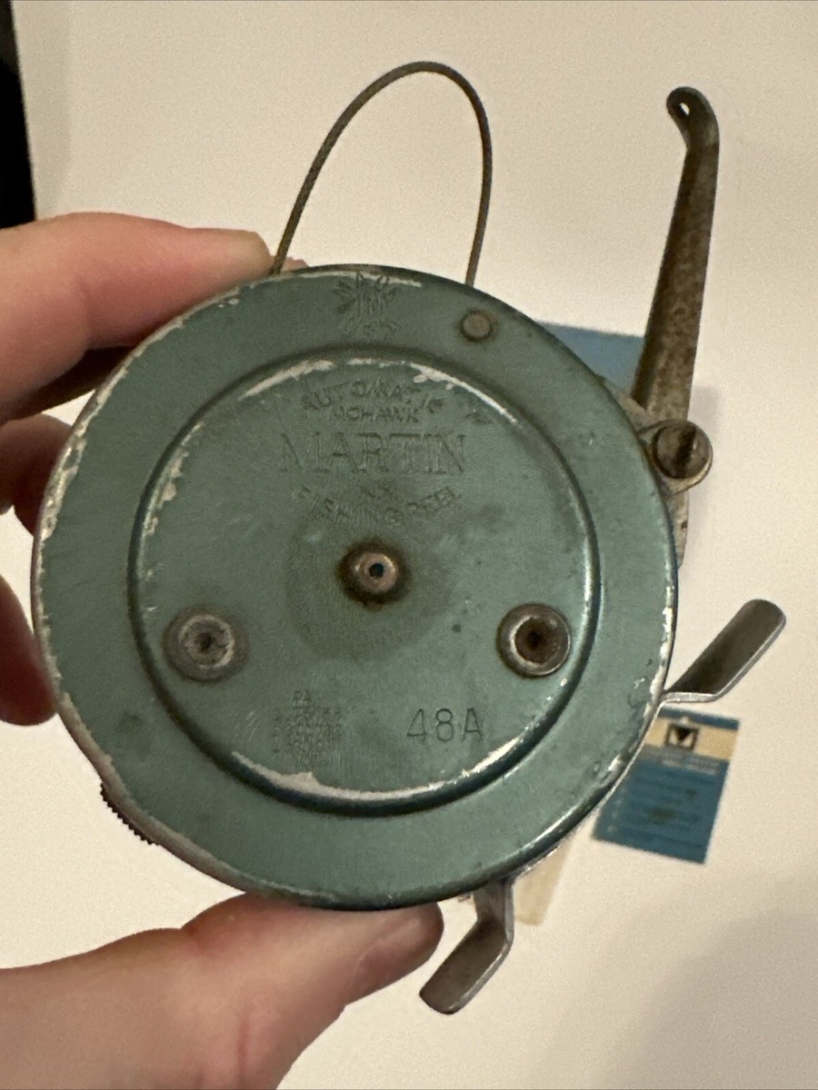 Vintage Martin Fly Reel #48 Automatic Mohawk New York USA Fly